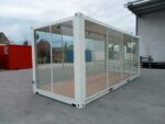 20ft Glass Container – (Black RAL 9010)