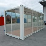 20ft Glass Container – (Black RAL 9010)