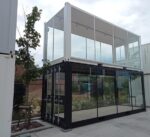 20ft Glass Container – (Black RAL 9010) - Image 2