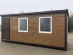 OFFICE CONTAINER 6 X 2.40 M WOOD COLOUR - Image 3