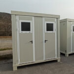 Brand New SS1 Sanitary Block with 2 Toilets and 2 Washbasins