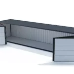 40ft Dry High Cube Open Side Container
